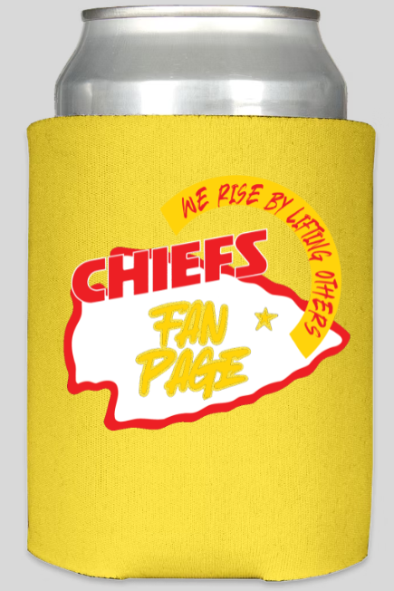 Chiefs Fan Page Koozie set of 4