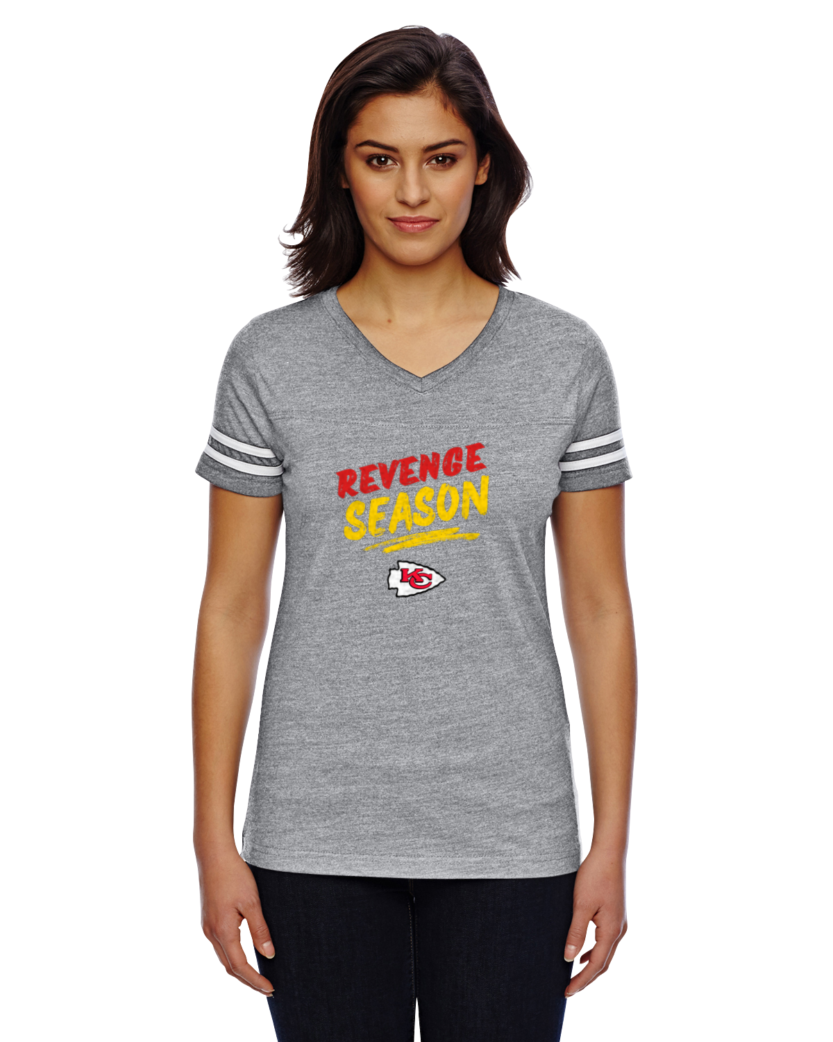 Women's football style Revenge shirt