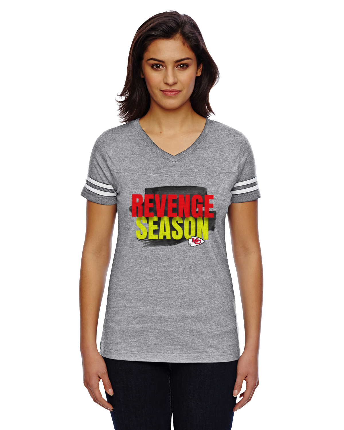 Women's football style Revenge shirt