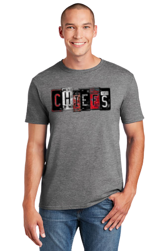 Unisex licensed plate CHIEFS shirt