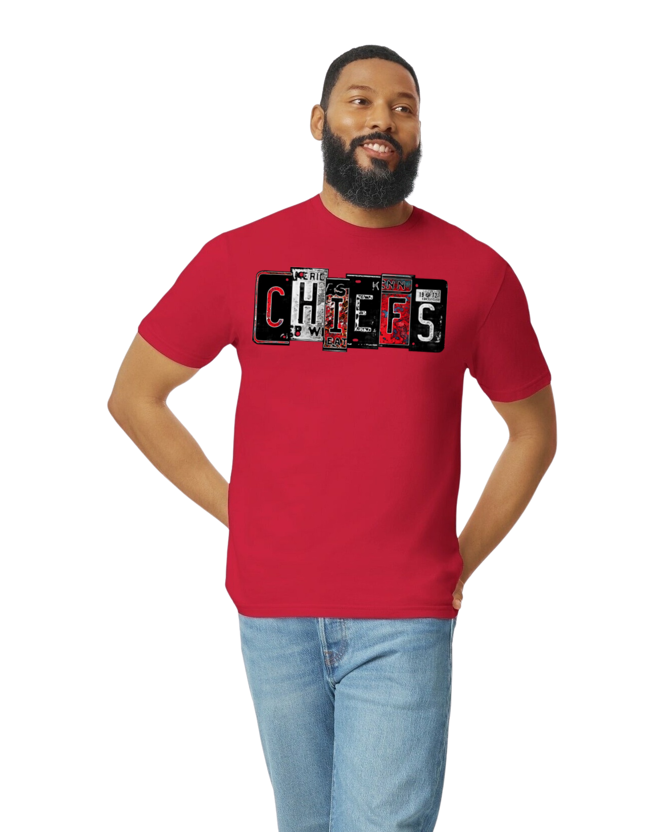 Unisex licensed plate CHIEFS shirt