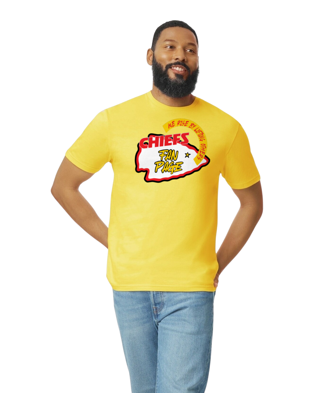Chiefs fan page T-shirt 2x and up