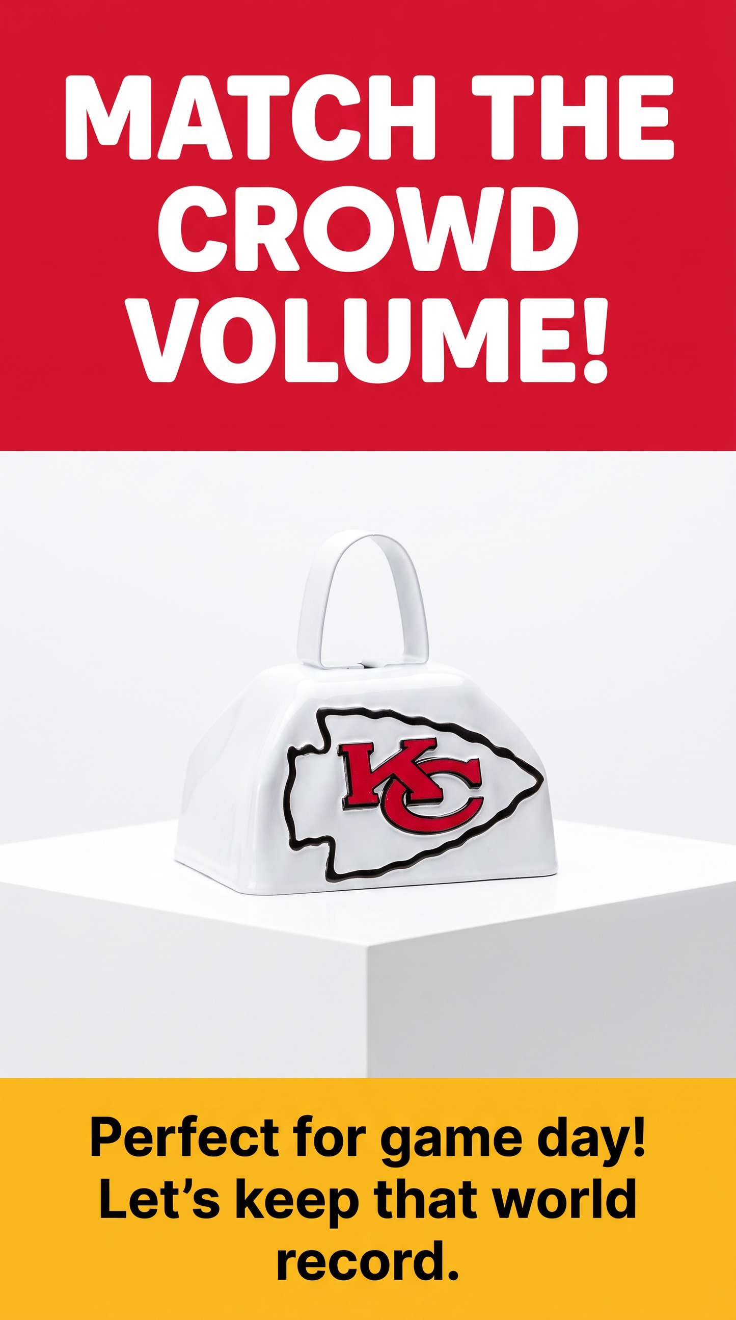 Arrowhead Cowbell