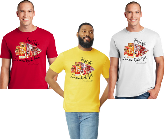 Patrick thank God shirts