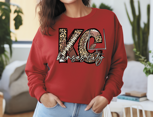 KC leopard print sweatshirt