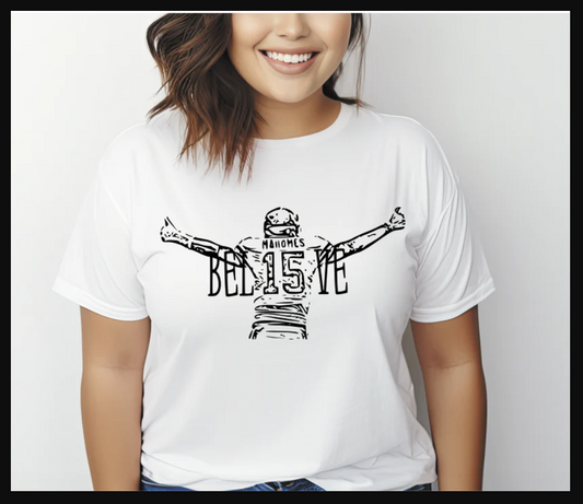Unisex Patrick Mahomes Bel15ve shirt