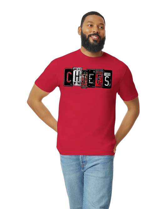 Unisex licensed plate CHIEFS shirt