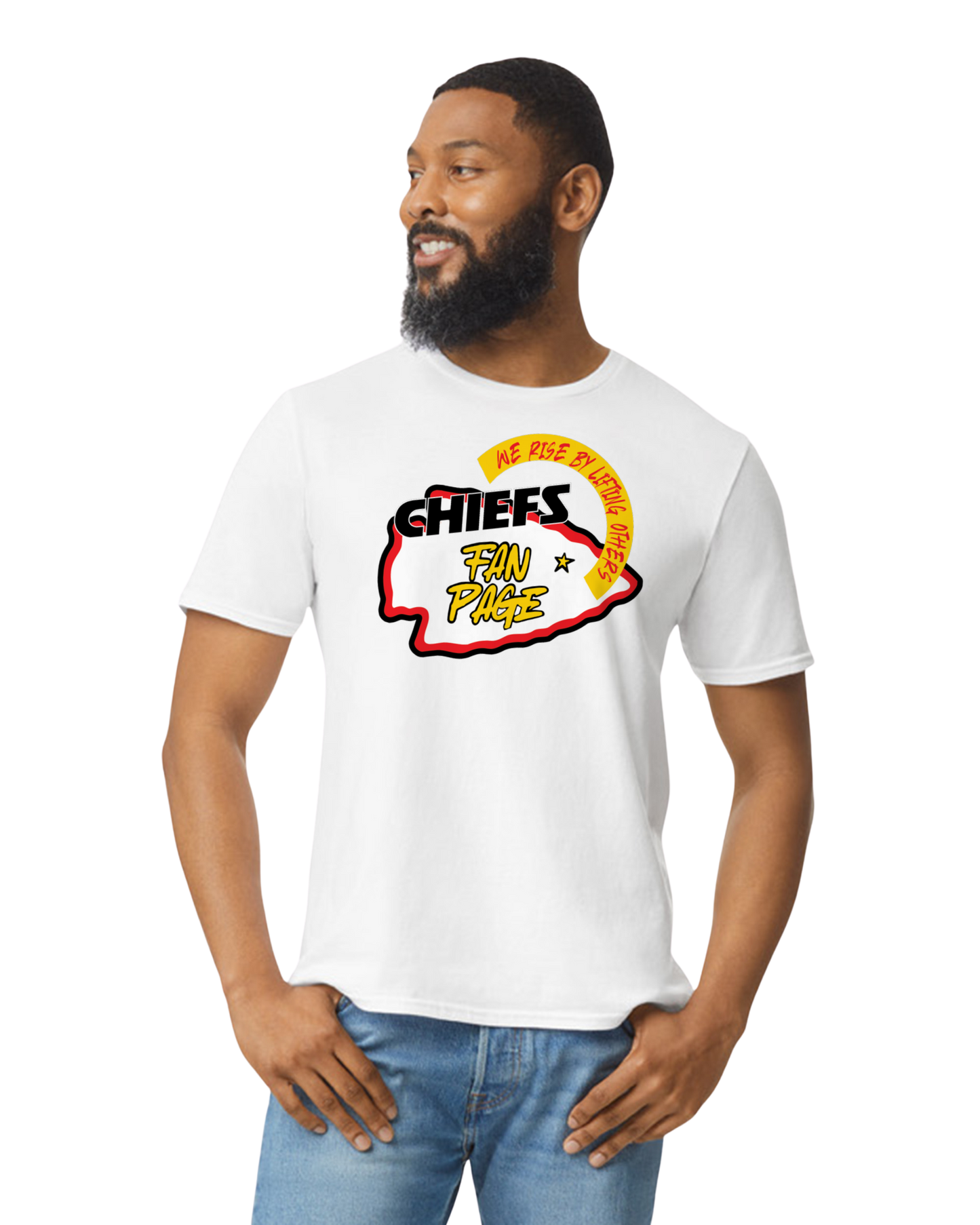 Chiefs fan page T-shirt 2x and up