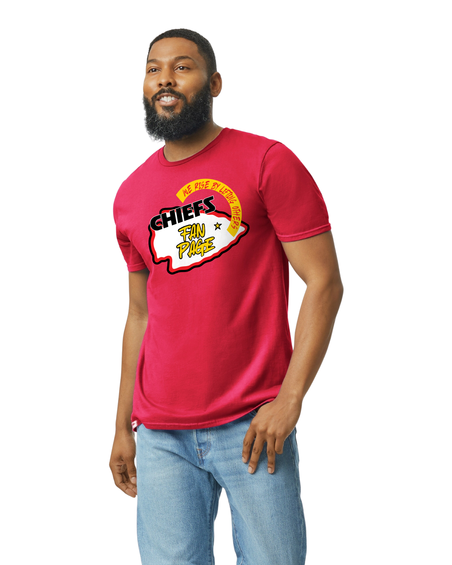 Chiefs fan page T-shirt 2x and up